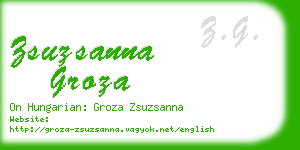 zsuzsanna groza business card